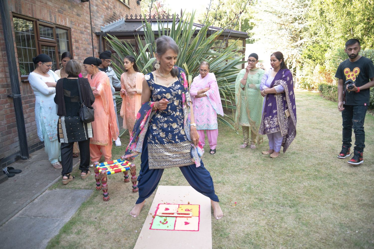 indian wedding photographer, mother groom after maiyaan