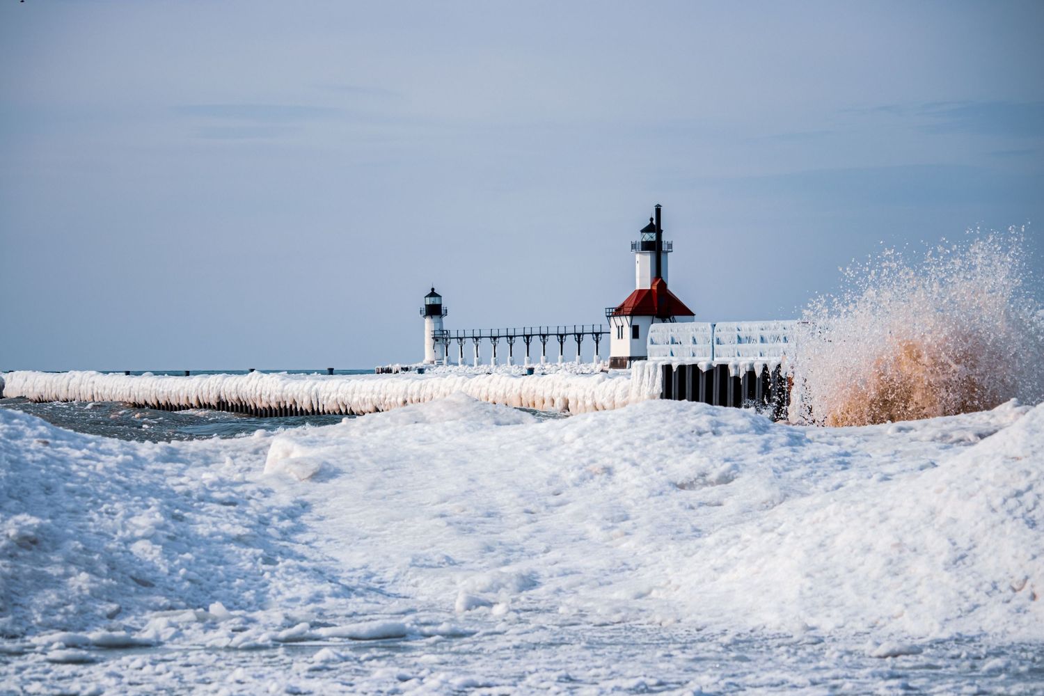 St Joseph lighthouse in January