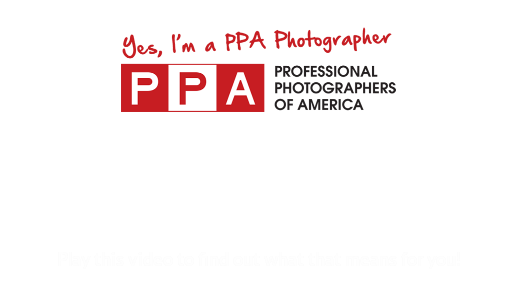 Professional Photographers of America Logo video overlay.