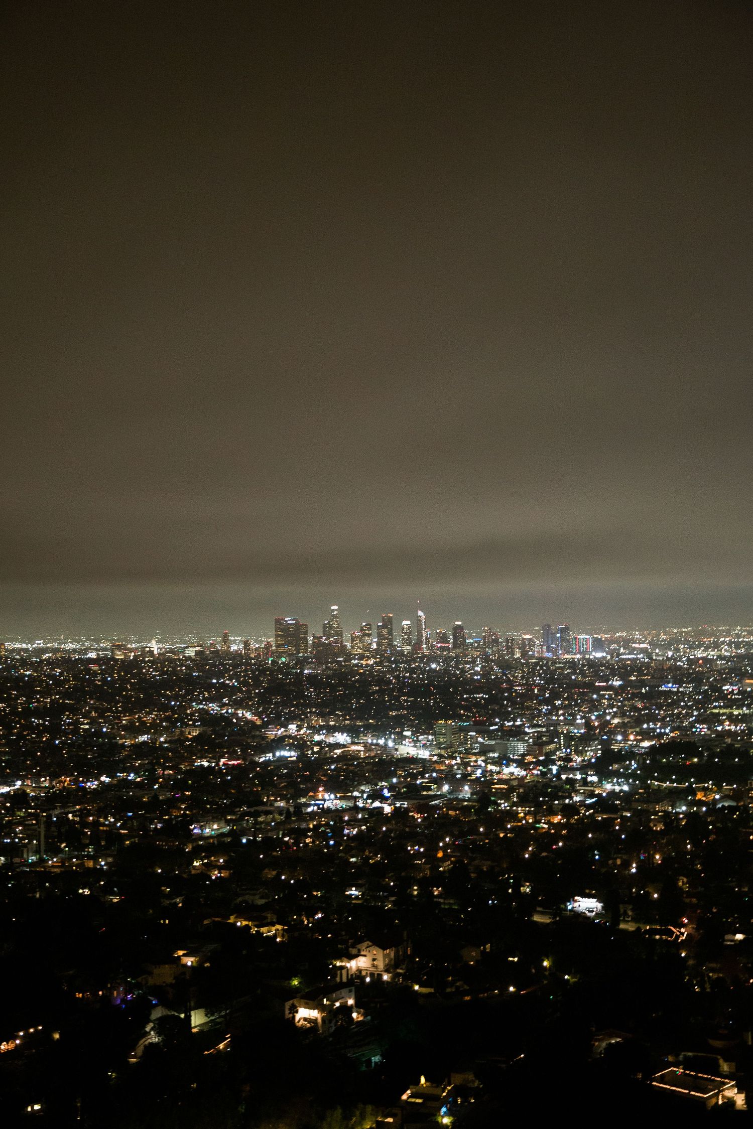 Hayley Elizabeth Wedding Photography Los Angeles California cityscape night photographer