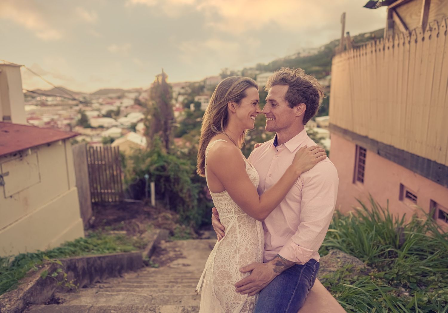 St Thomas virgin islands elopement session