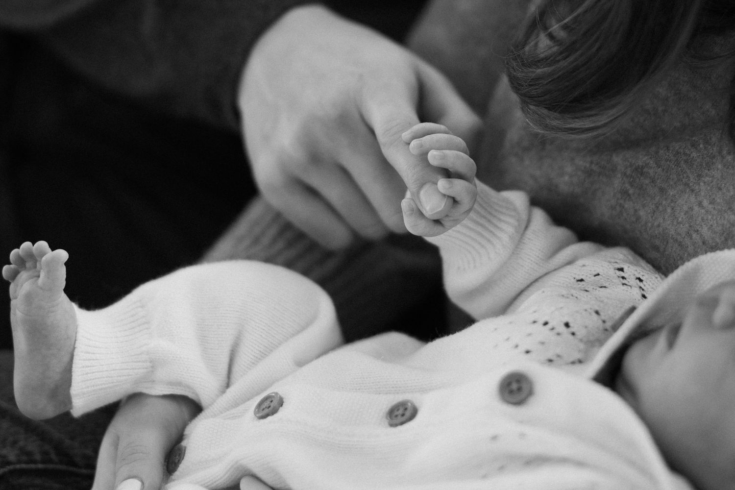 Madison Family photo of newborn baby