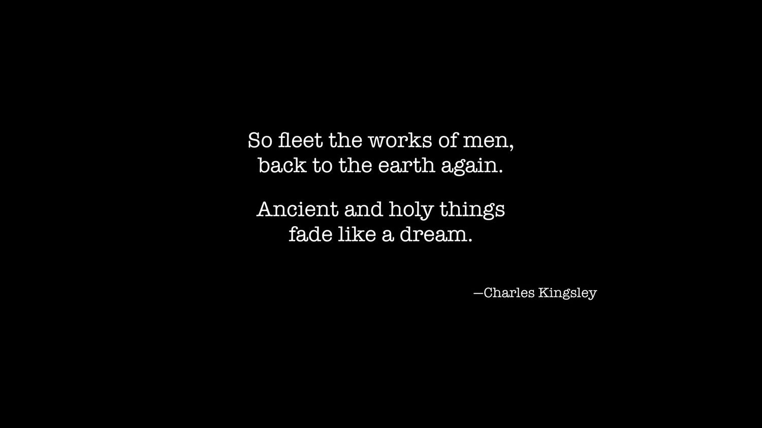 Charles Kingsley Quote
