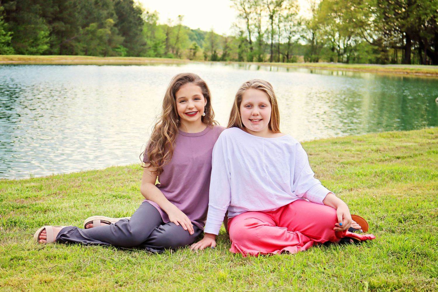 My nieces, Zoey (14), Eva (11)