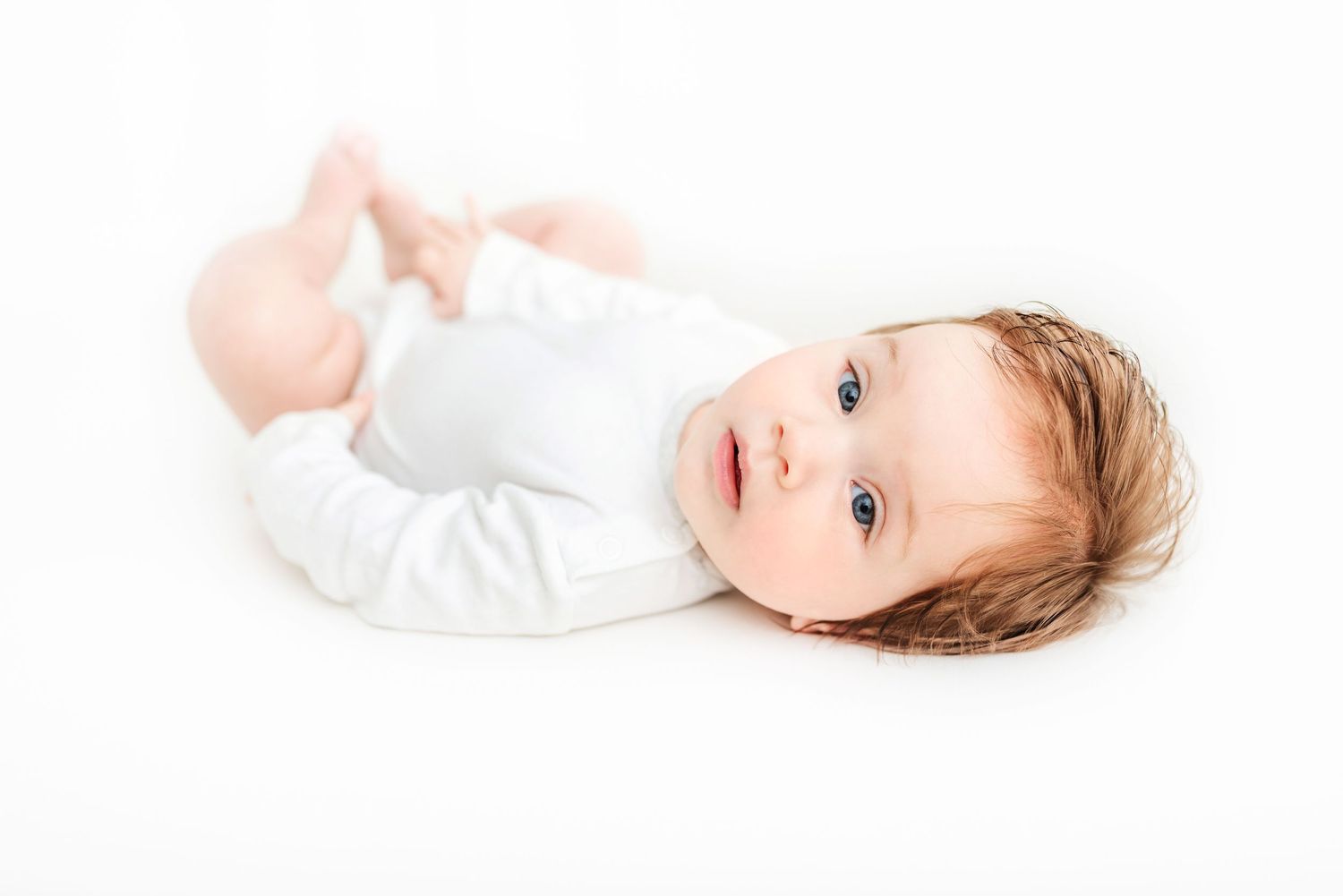 baby photo all white background baby milestone