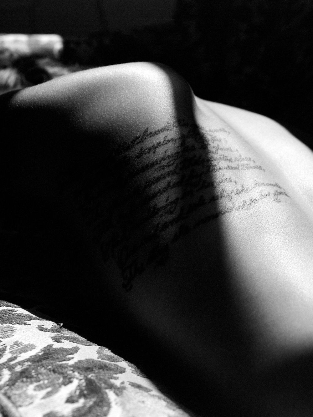 Contemporary and innovative artist, Heidi Unruh, reimagines the nude on black and white film.
