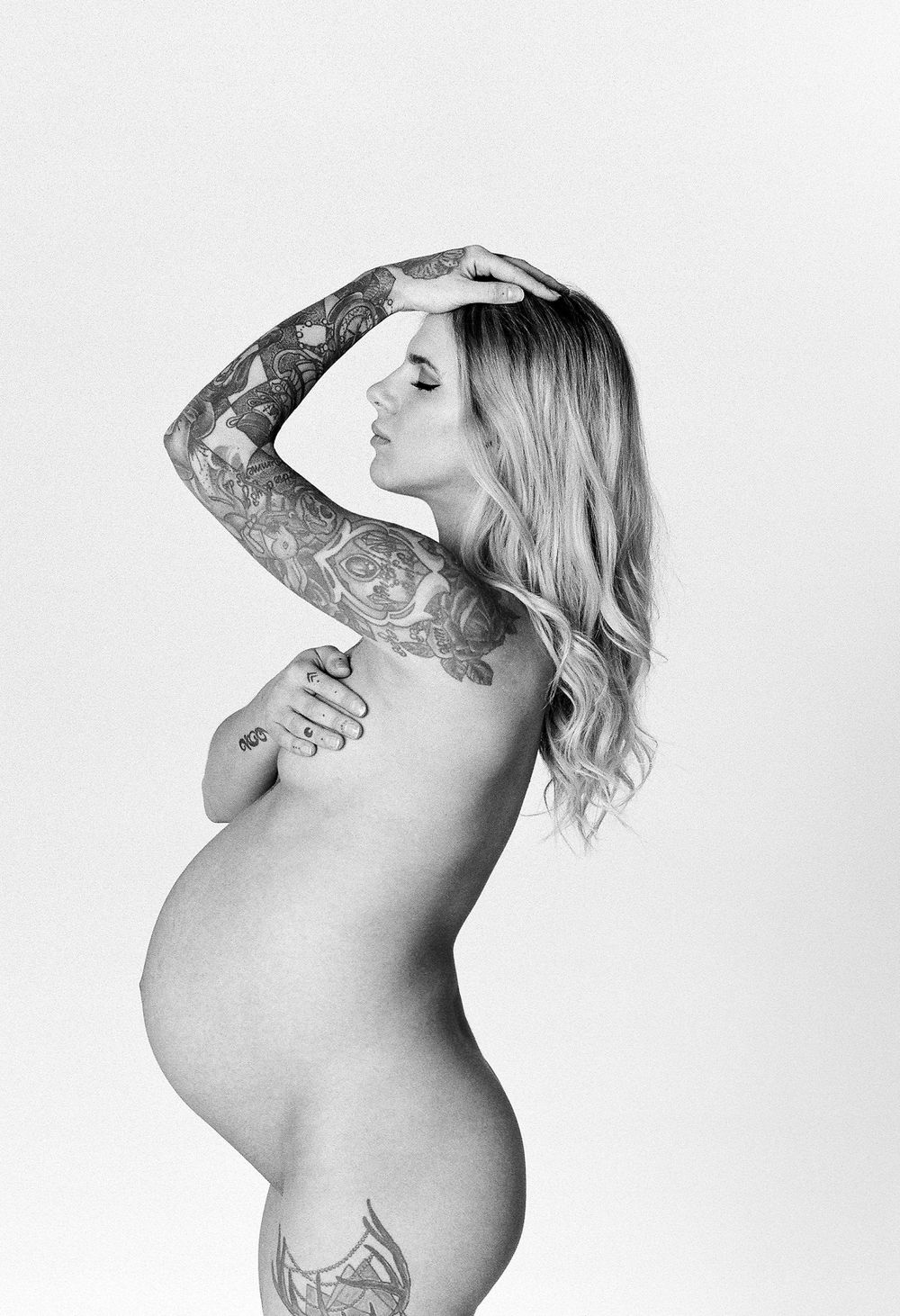 Contemporary and innovative artist, Heidi Unruh, reimagines the nude on black and white film.