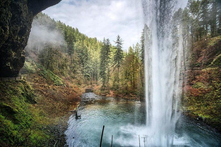 Silver Falls in Oregon