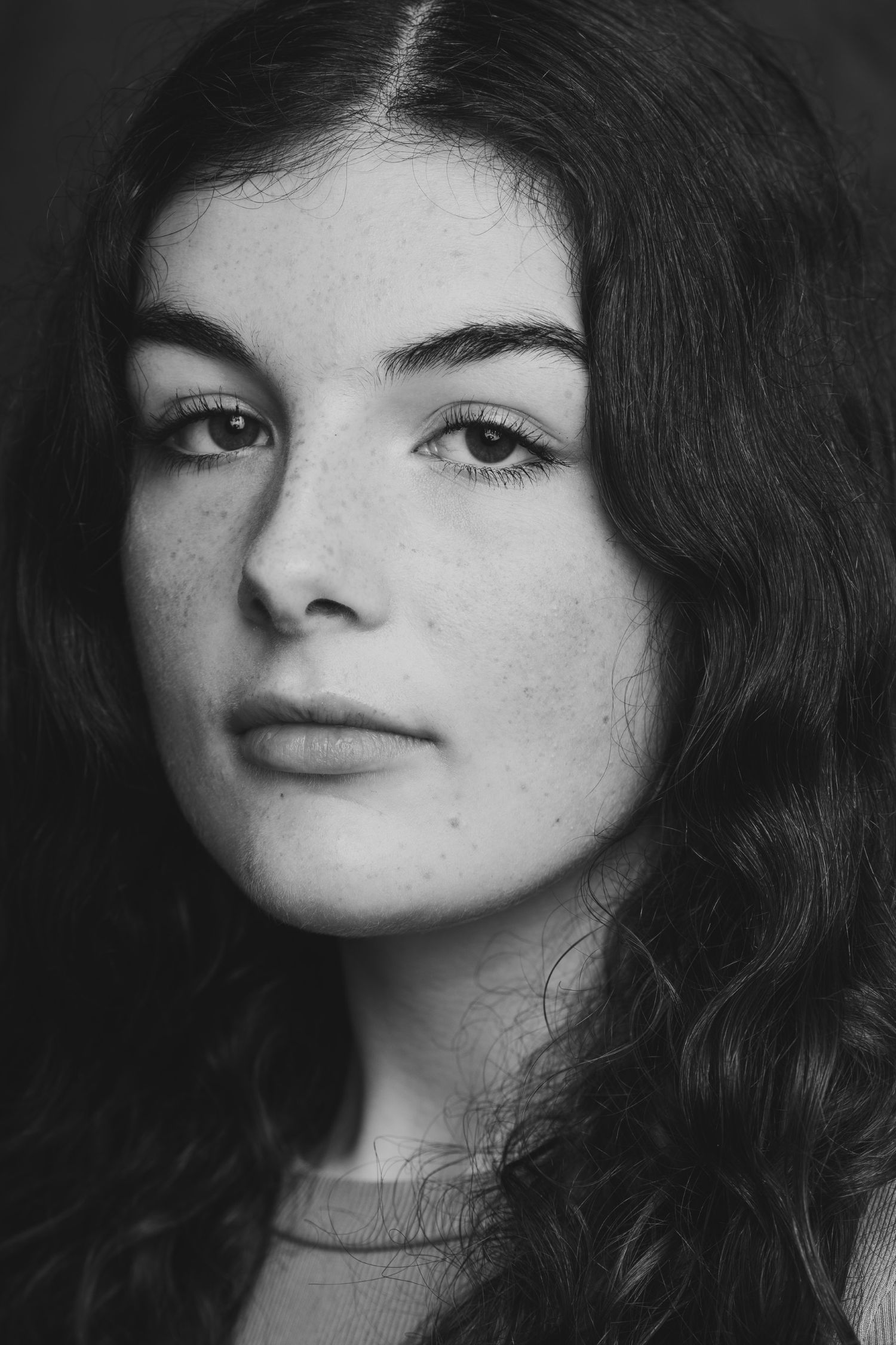black and white portrait headshot photography model actor ben cassidy faces