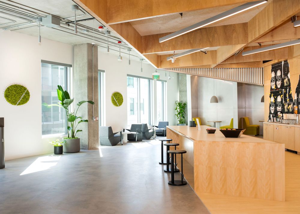 common area interior design at netflix los angeles