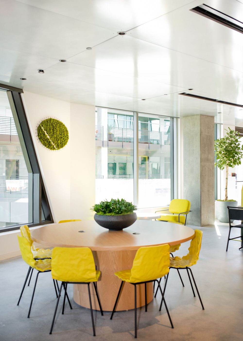 sitting area for employees at netflix corporate headquarters in los angeles ca