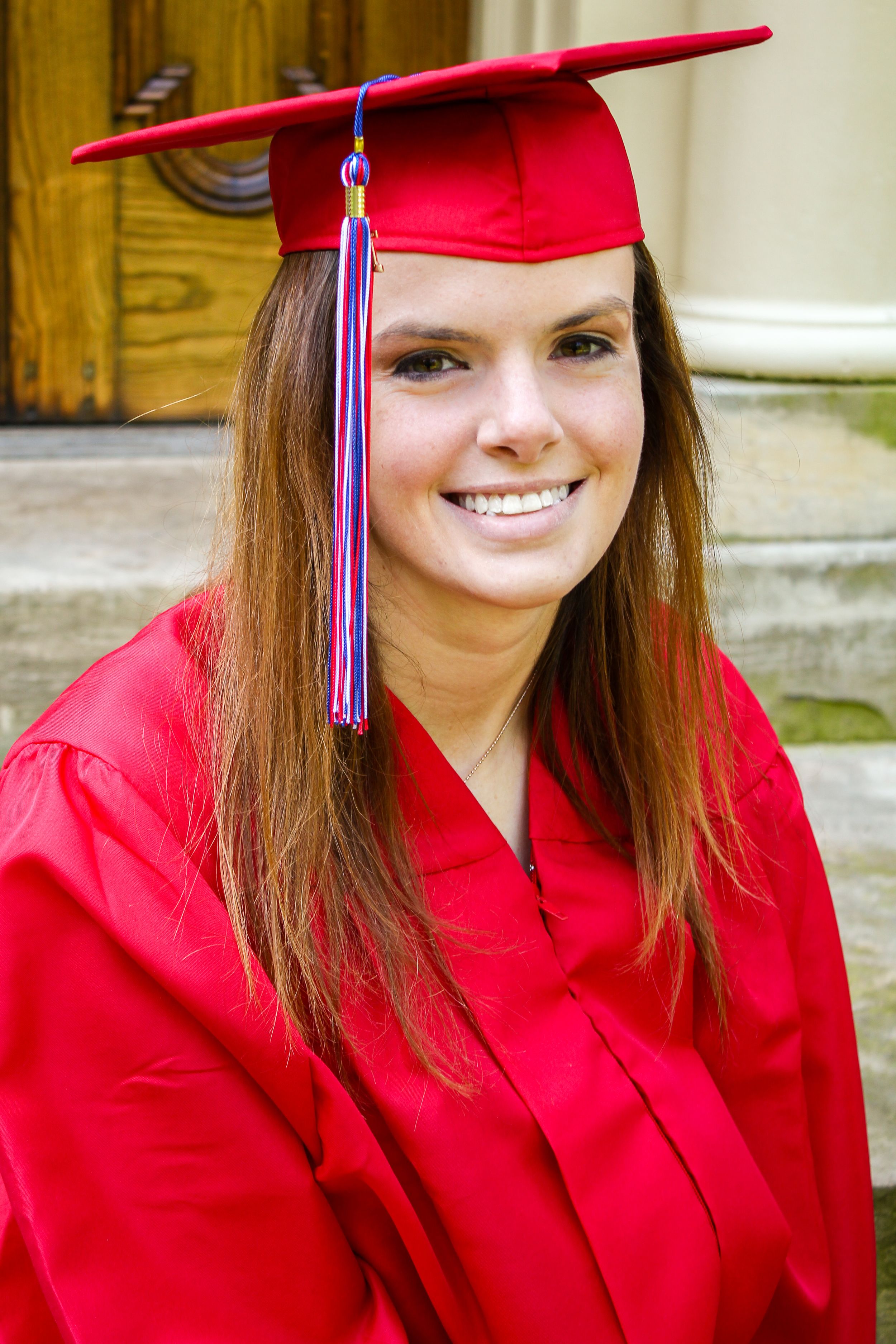 senor, graduation, high school, portrait, cap and gown