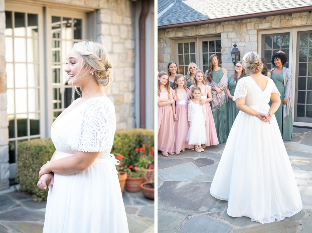Elegant Wedding at St. Luke's Episcopal and Frank Phillips Mansion Bartlesville Oklahoma OK by Kristi Bray Photography