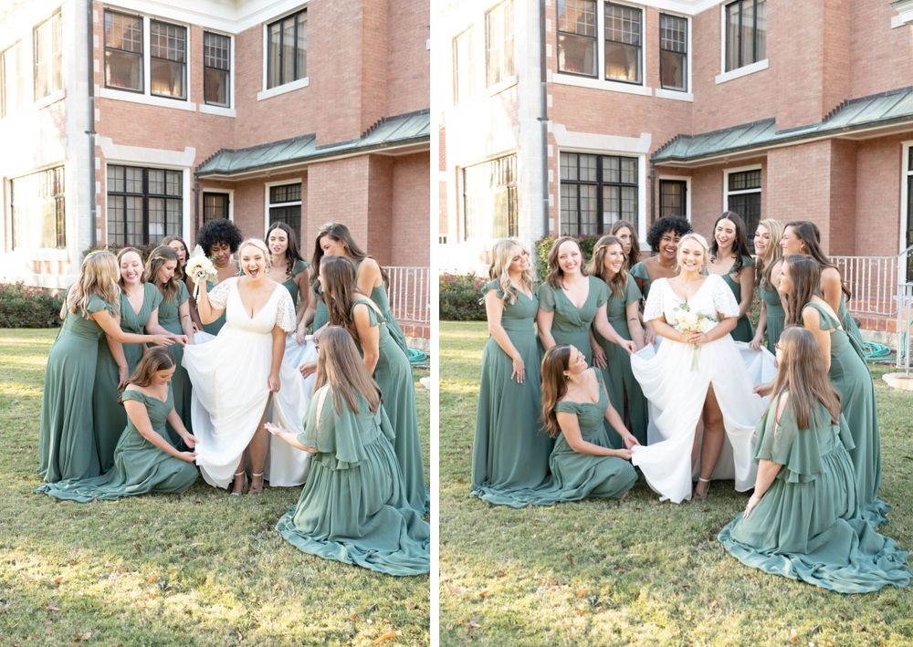 Elegant Wedding at St. Luke's Episcopal and Frank Phillips Mansion Bartlesville Oklahoma OK by Kristi Bray Photography