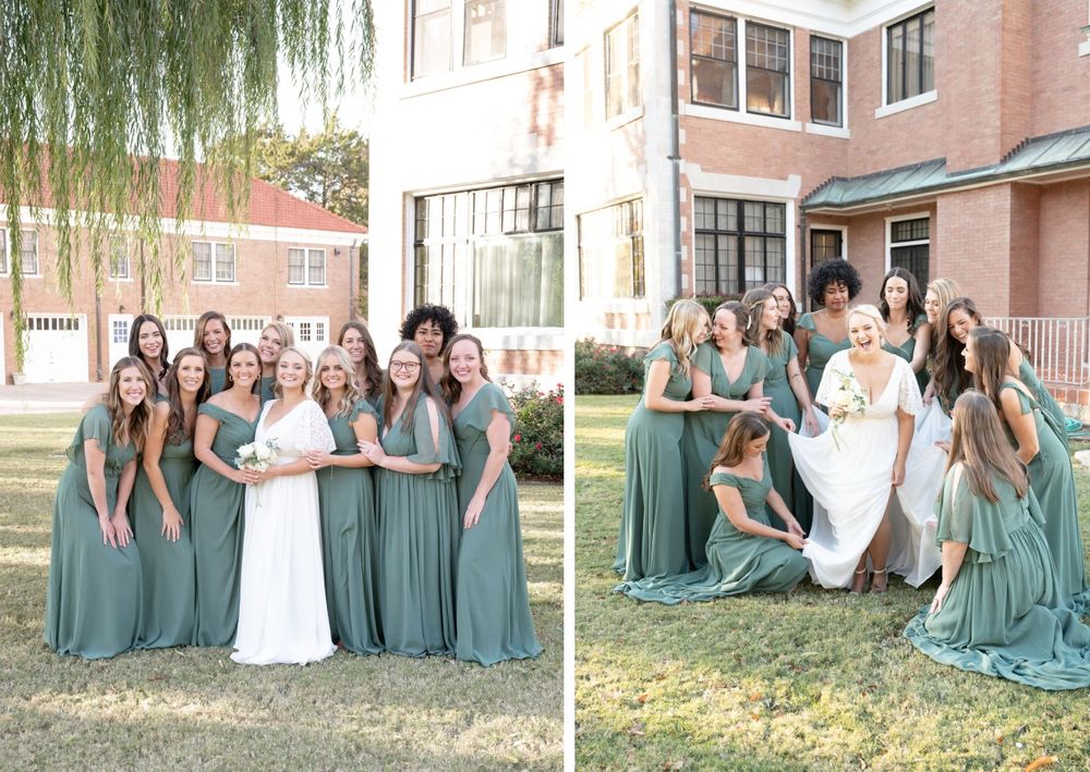 Elegant Wedding at St. Luke's Episcopal and Frank Phillips Mansion Bartlesville Oklahoma OK by Kristi Bray Photography