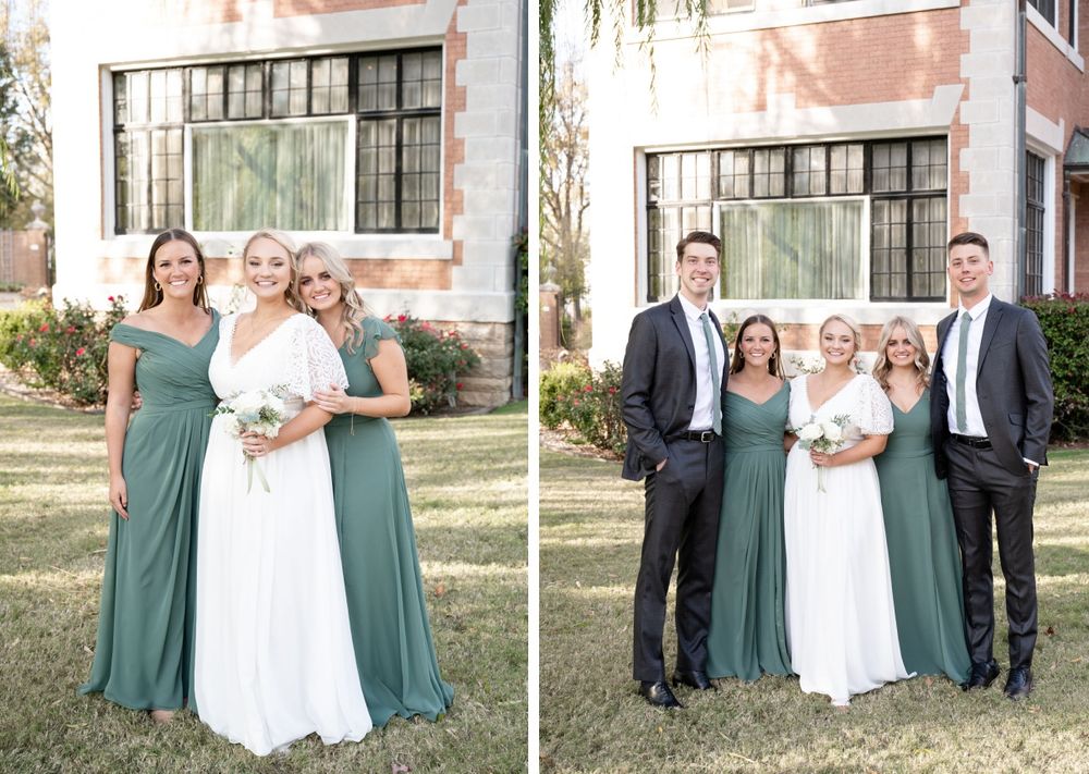 Elegant Wedding at St. Luke's Episcopal and Frank Phillips Mansion Bartlesville Oklahoma OK by Kristi Bray Photography