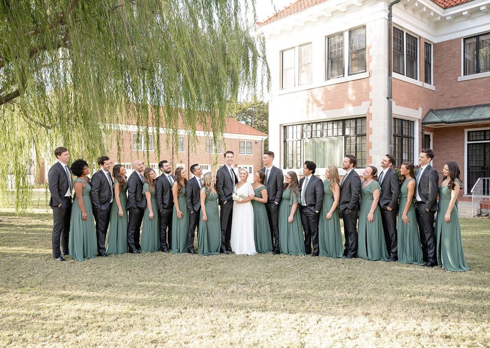Elegant Wedding at St. Luke's Episcopal and Frank Phillips Mansion Bartlesville Oklahoma OK by Kristi Bray Photography
