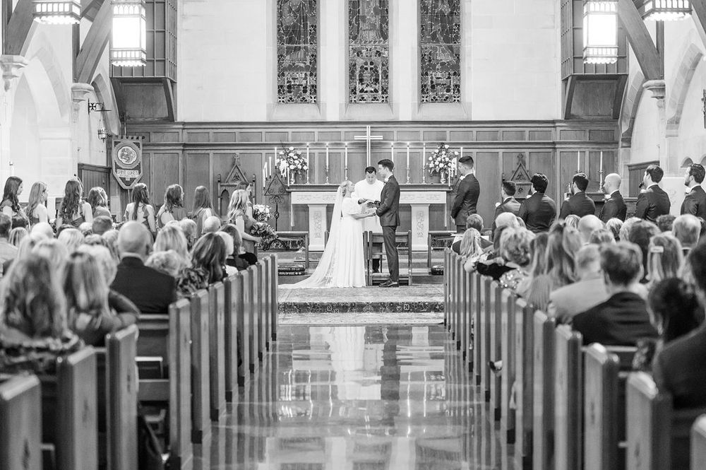 Elegant Wedding at St. Luke's Episcopal and Frank Phillips Mansion Bartlesville Oklahoma OK by Kristi Bray Photography