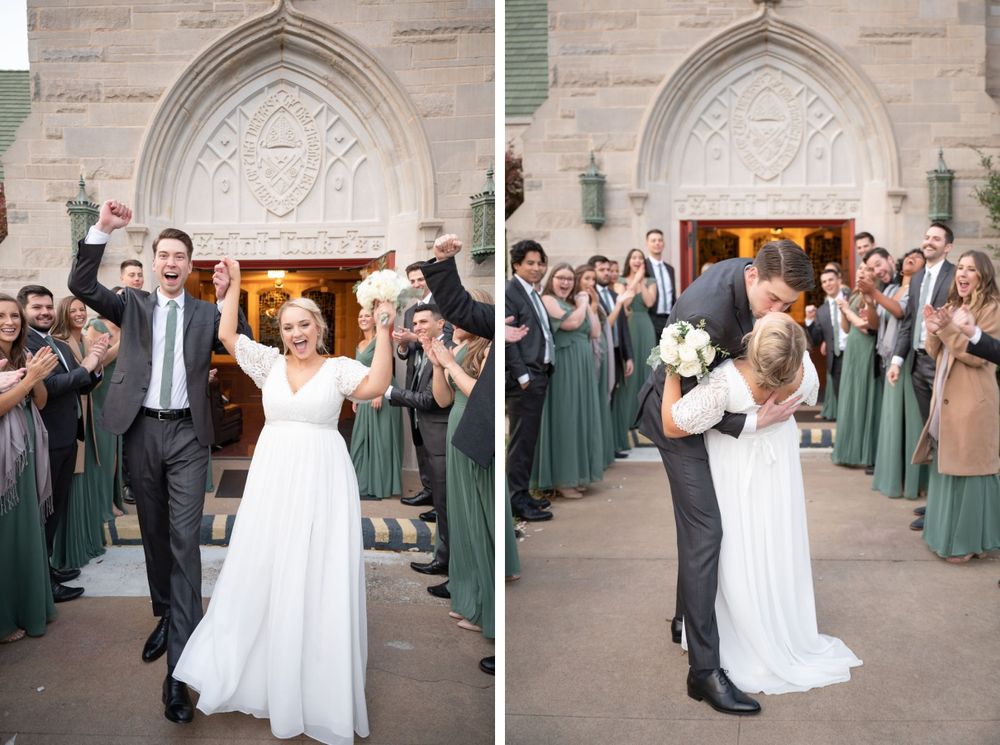 Elegant Wedding at St. Luke's Episcopal and Frank Phillips Mansion Bartlesville Oklahoma OK by Kristi Bray Photography