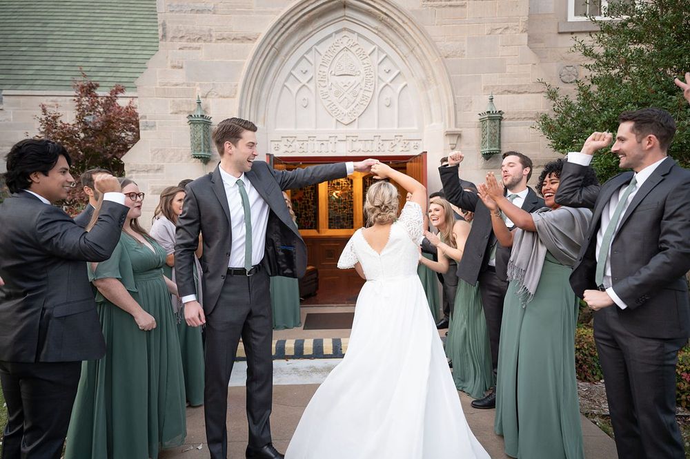 Elegant Wedding at St. Luke's Episcopal and Frank Phillips Mansion Bartlesville Oklahoma OK by Kristi Bray Photography