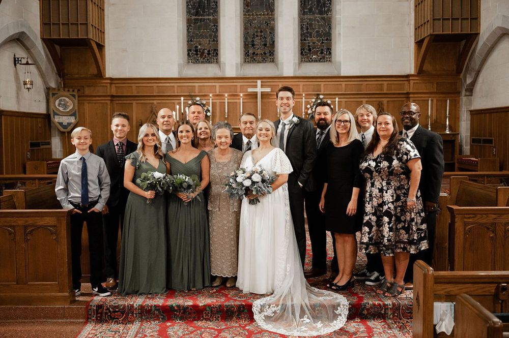 Elegant Wedding at St. Luke's Episcopal and Frank Phillips Mansion Bartlesville Oklahoma OK by Kristi Bray Photography