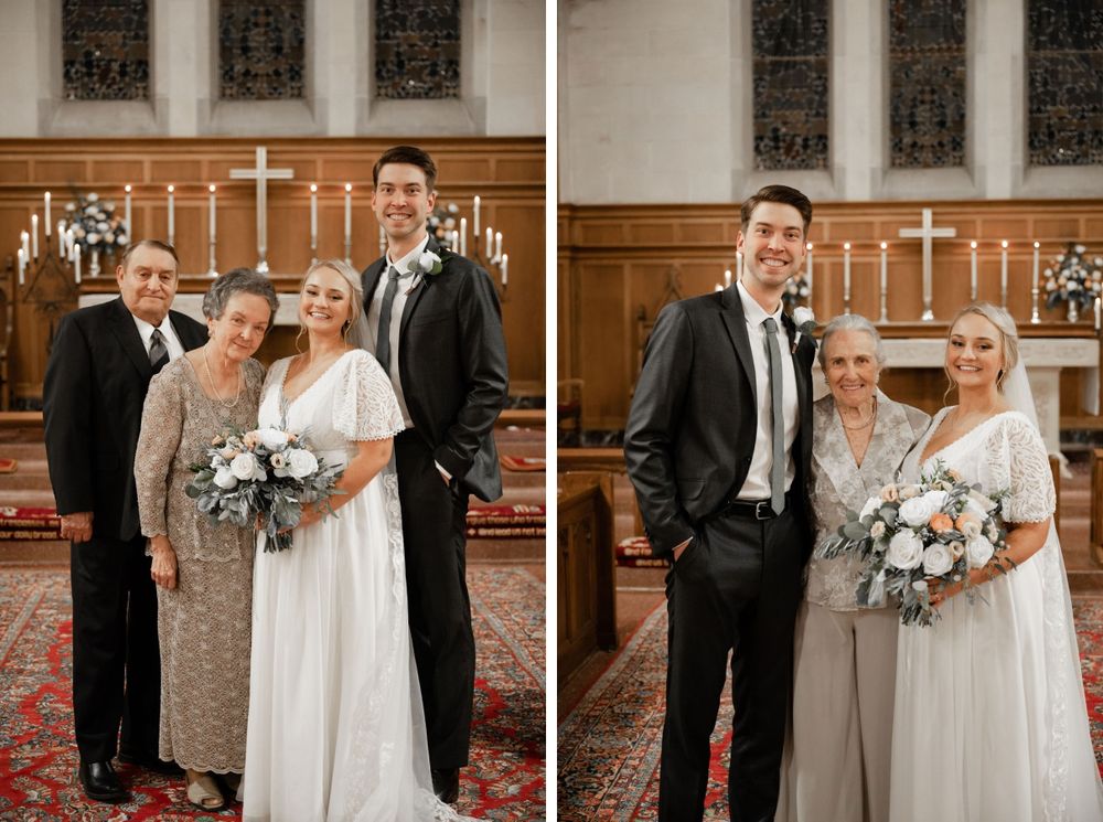 Elegant Wedding at St. Luke's Episcopal and Frank Phillips Mansion Bartlesville Oklahoma OK by Kristi Bray Photography
