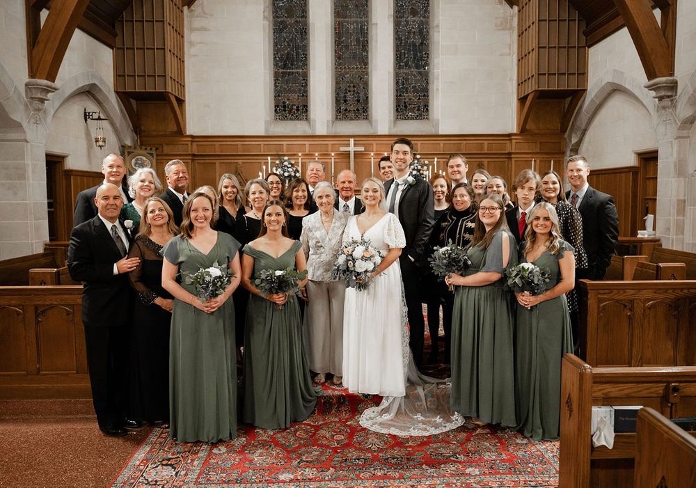 Elegant Wedding at St. Luke's Episcopal and Frank Phillips Mansion Bartlesville Oklahoma OK by Kristi Bray Photography