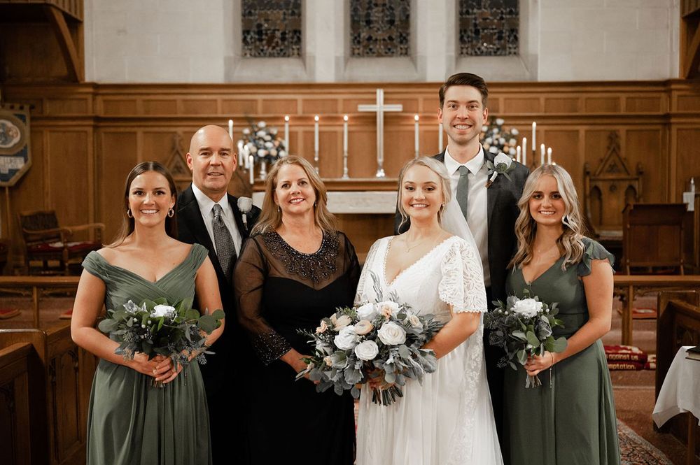 Elegant Wedding at St. Luke's Episcopal and Frank Phillips Mansion Bartlesville Oklahoma OK by Kristi Bray Photography
