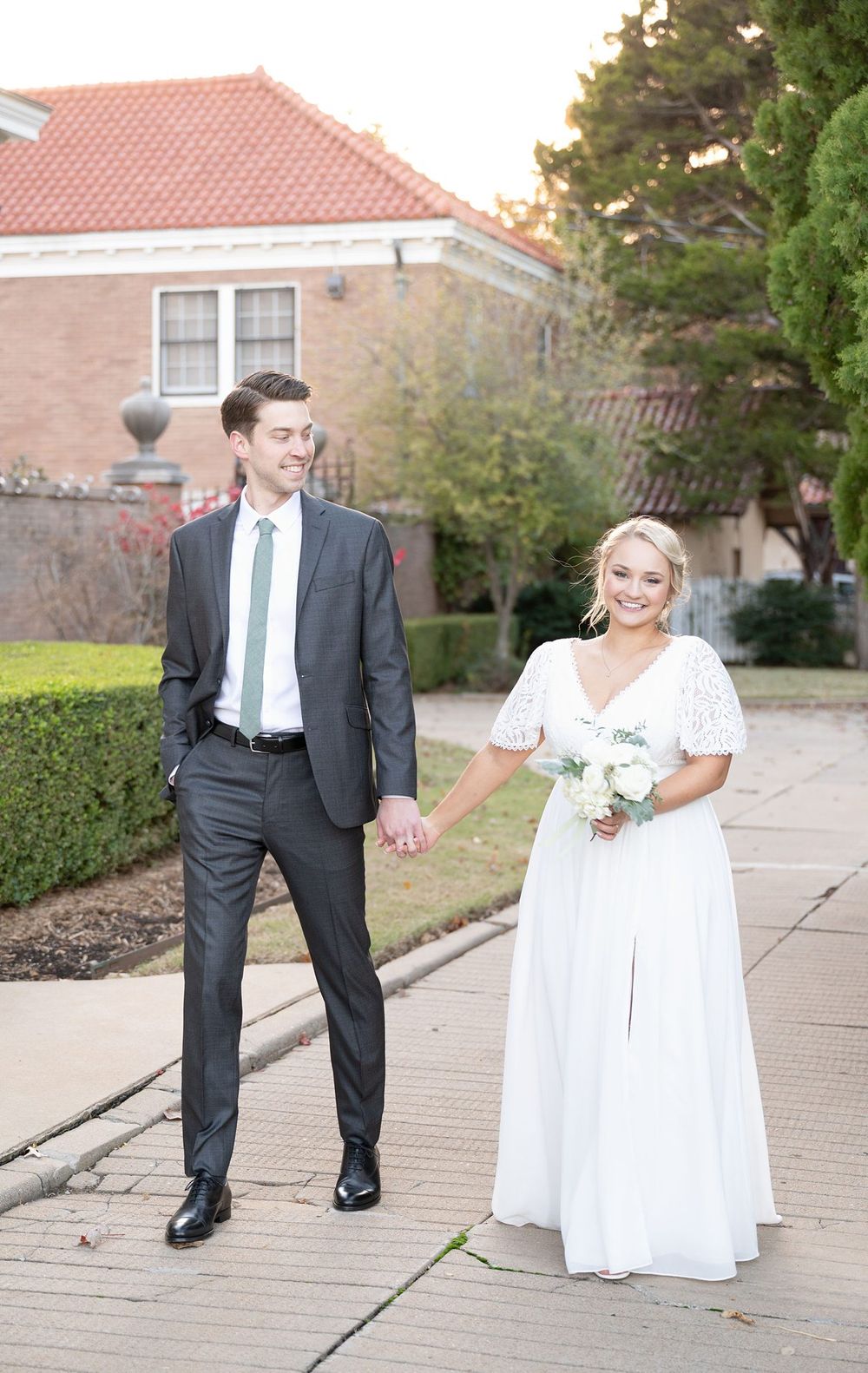 Elegant Wedding at St. Luke's Episcopal and Frank Phillips Mansion Bartlesville Oklahoma OK by Kristi Bray Photography