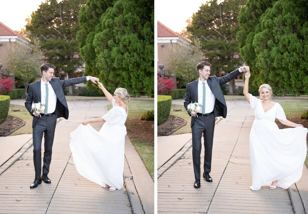 Elegant Wedding at St. Luke's Episcopal and Frank Phillips Mansion Bartlesville Oklahoma OK by Kristi Bray Photography