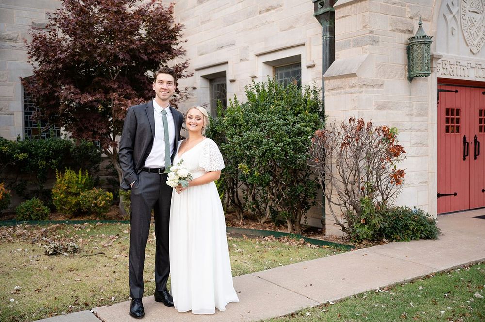 Elegant Wedding at St. Luke's Episcopal and Frank Phillips Mansion Bartlesville Oklahoma OK by Kristi Bray Photography
