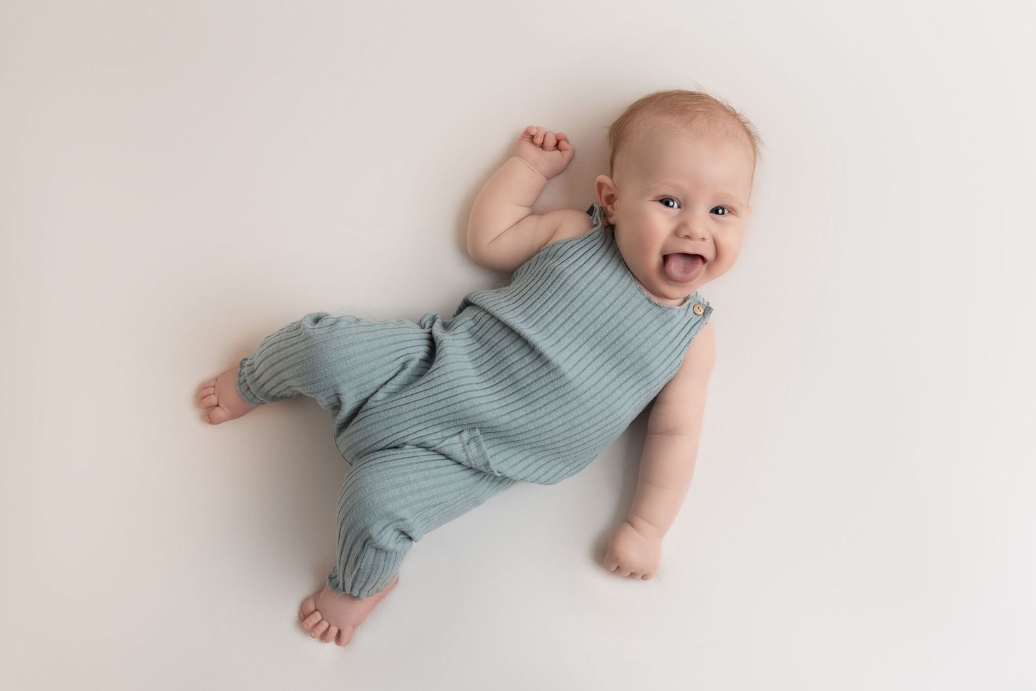 Baby Boy Photoshoot Smile Newborn