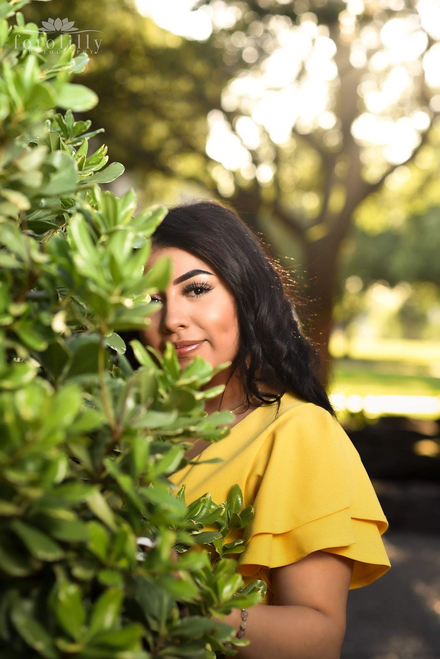 Maria's Senior Photoshoot at the Theological Seminary Garden fotolilly photography senior portrait packages.