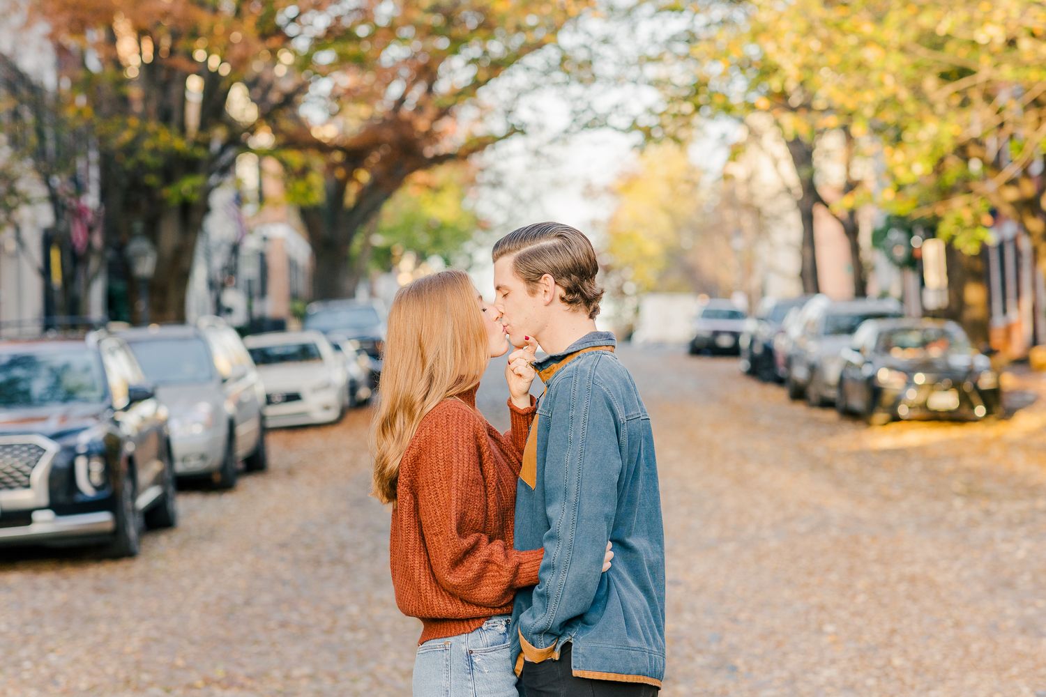 OLD TOWN ALEXANDRIA FALL ENGAGEMENT SHOOT
