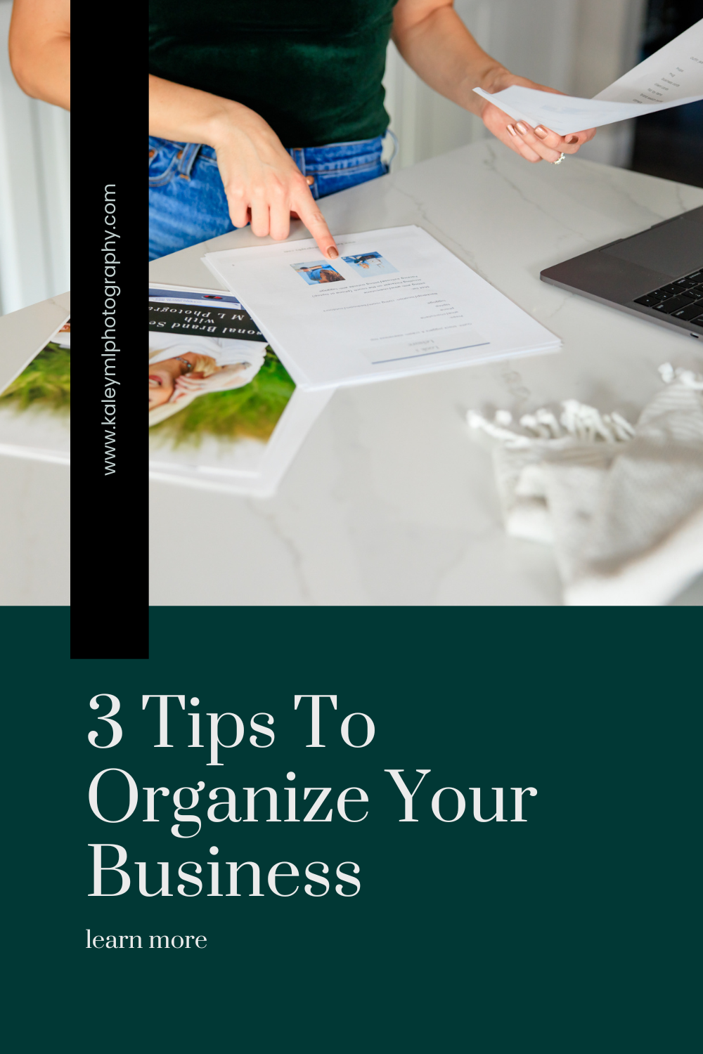 pinterest photo: 3 tips to organize your business