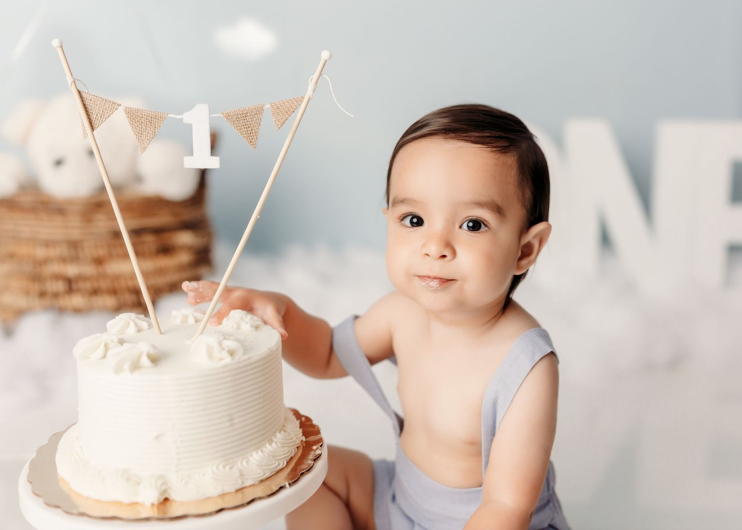 Tulsa Cake Smash baby boy