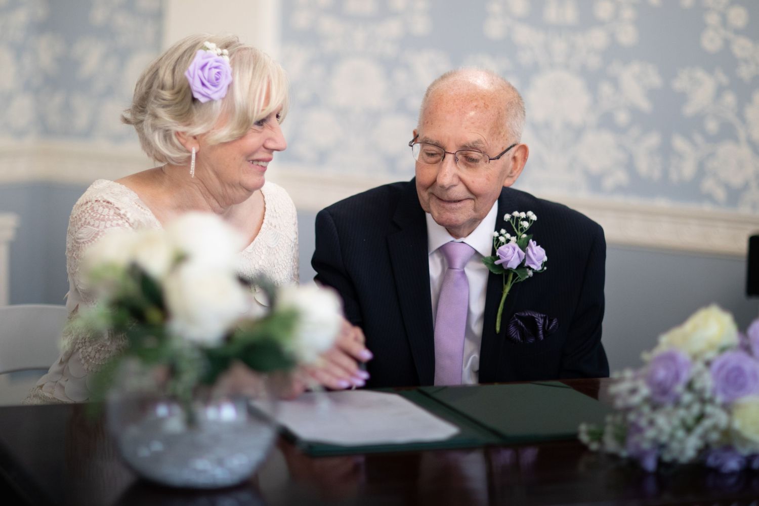 registry office wedding at intimate wedding