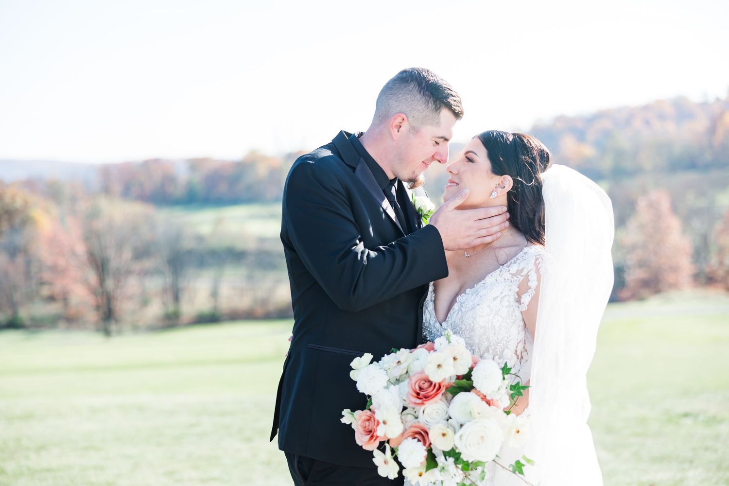 Lehigh Valley Wedding Photographer at The View at Morgan Hill Fall Wedding