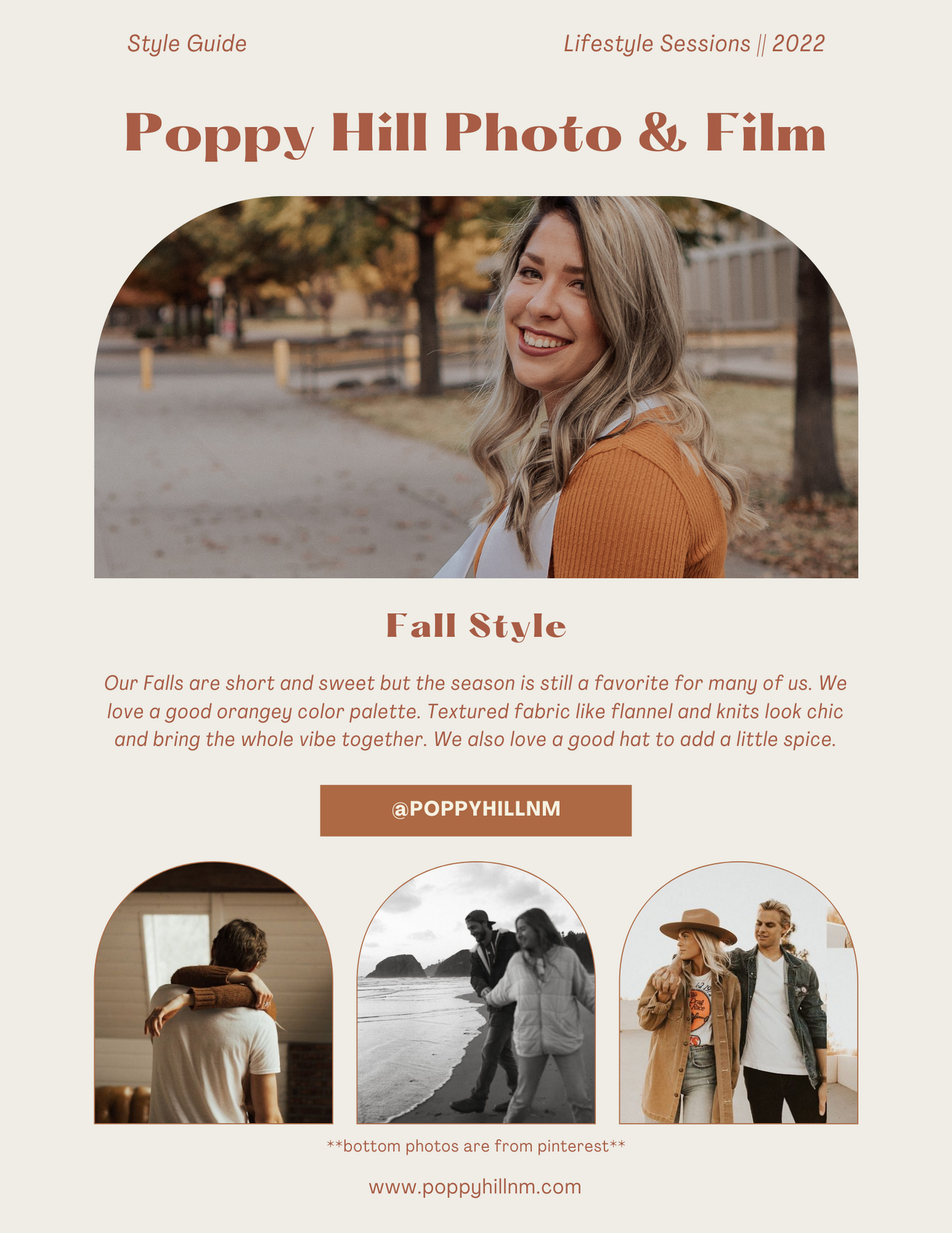 style guide for fall photo sessions
