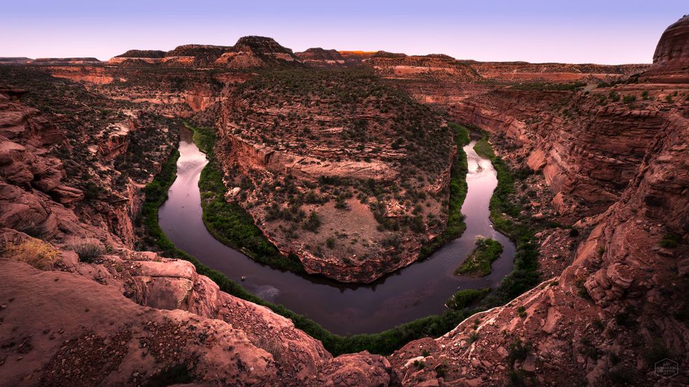 River Confluence, River Bend, Horseshoe Bend, Colorado