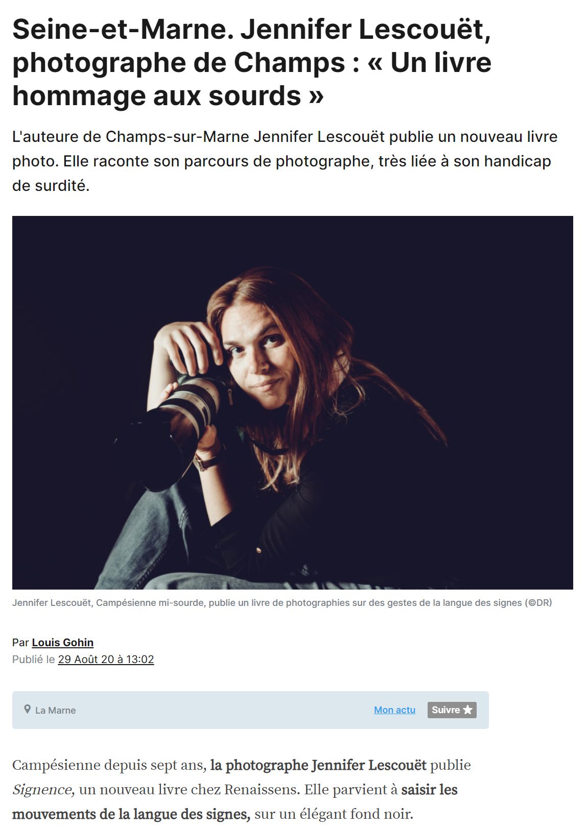 Jennifer Lescouët Photographe Photographe Portraitiste de France en Charente-Maritime