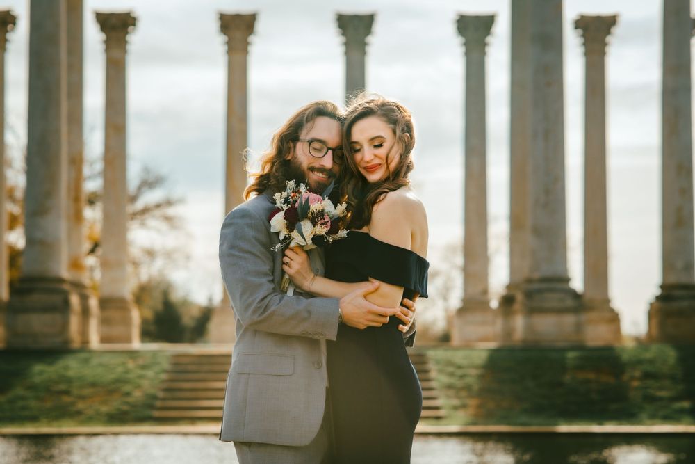 Bride and groom elope in style with Washington DC wedding photographer