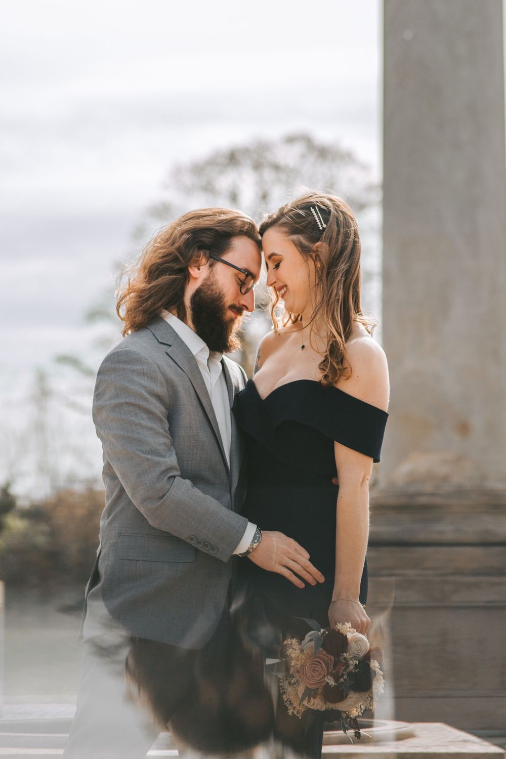 Romantic U.S. National Arboretum elopement shoot with top DC photographer