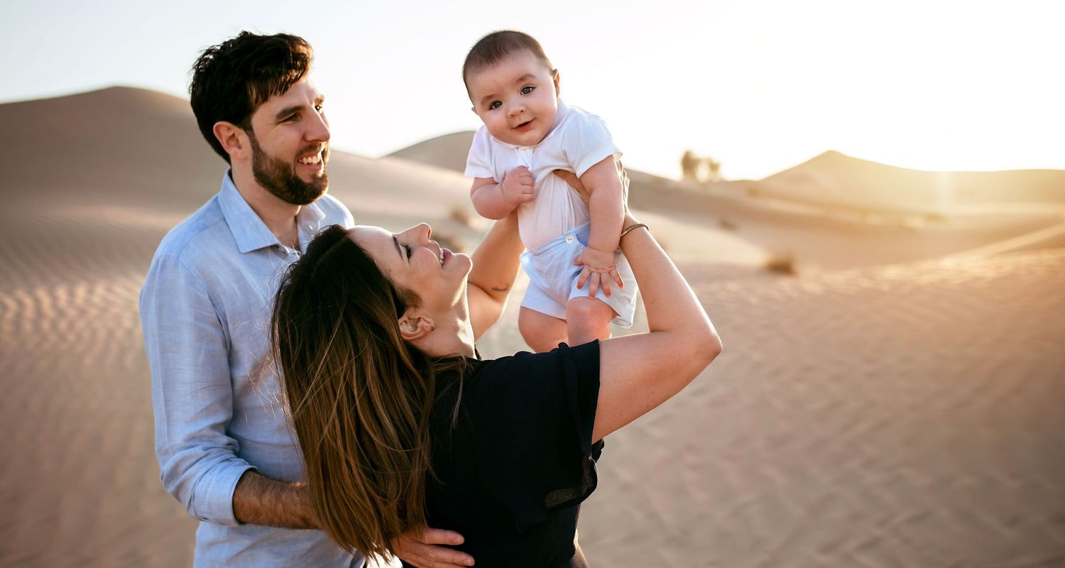 Family photography Dubai Desert Jacqui Nightscales Photographer