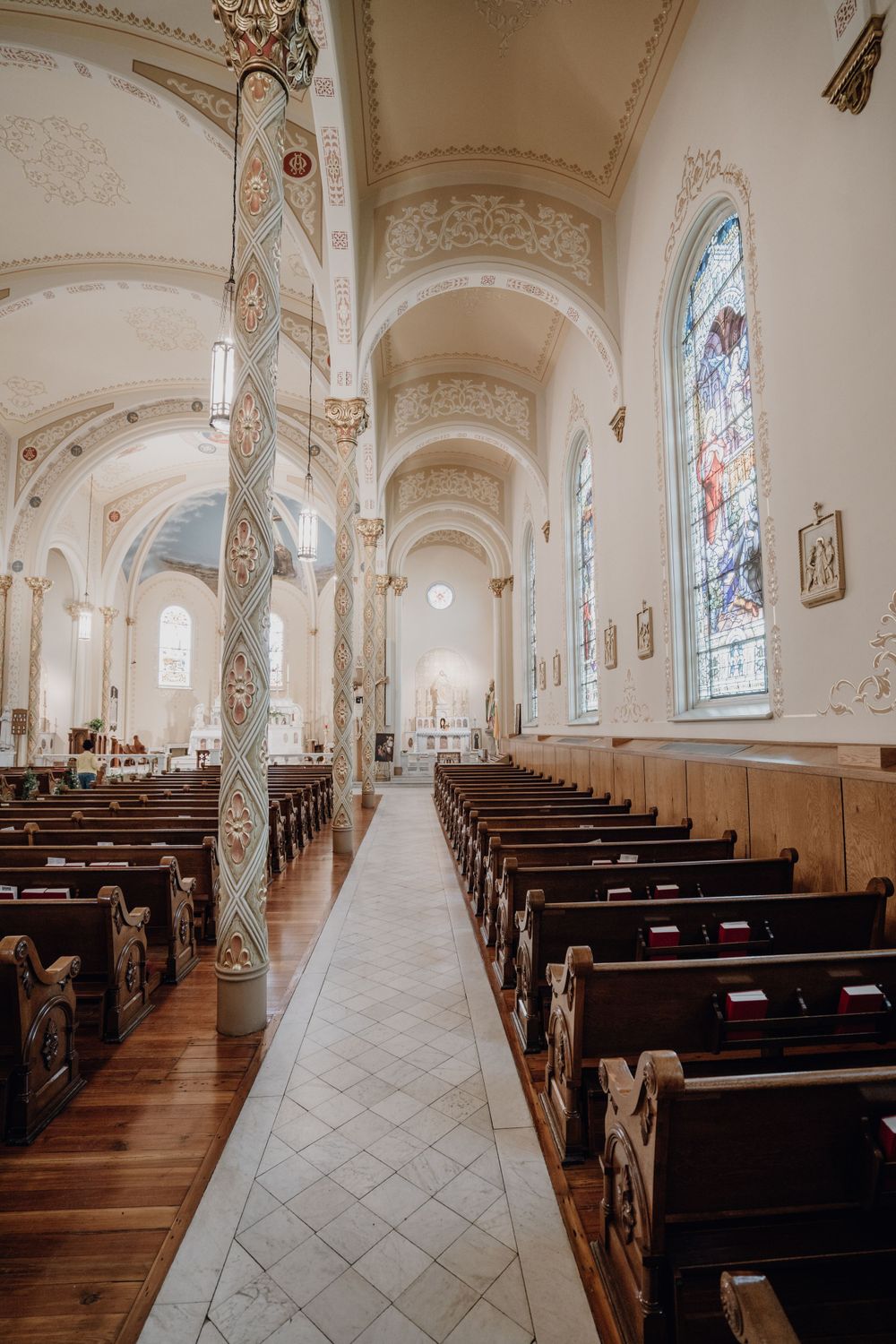 Inside a Catholic Church