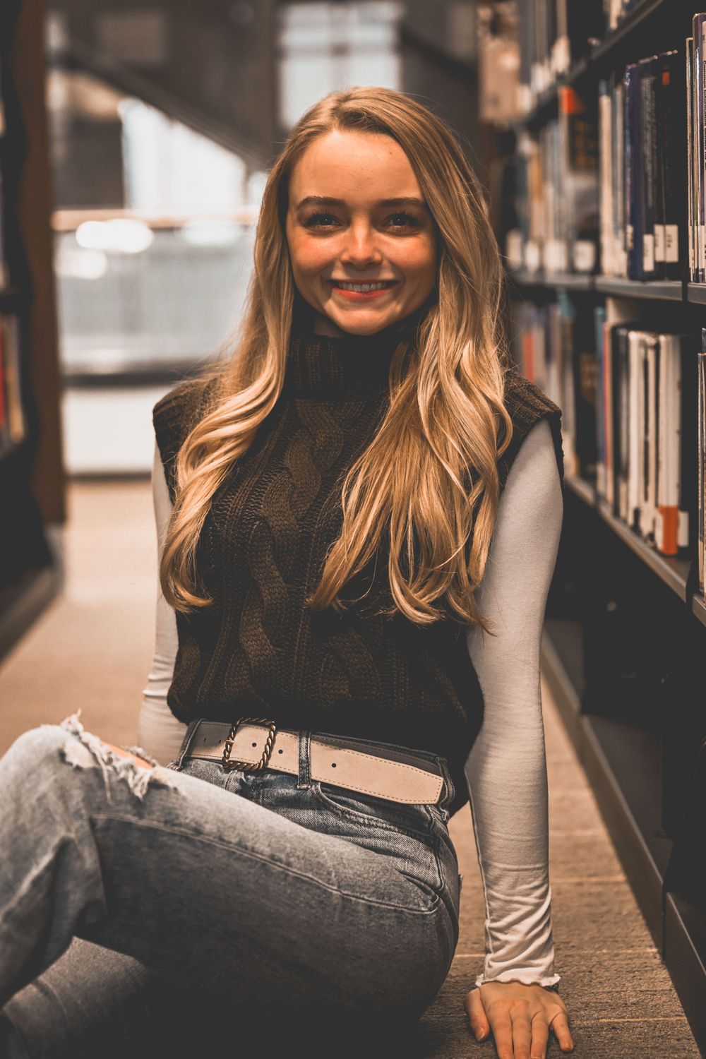 Purdue University female model taken by Melissa J Conwell Photography