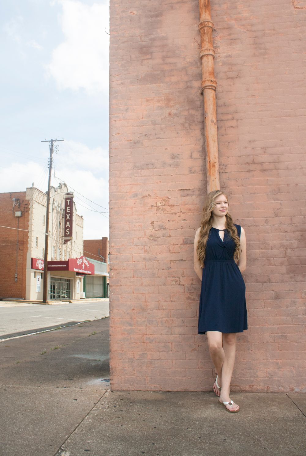 Old Town Downtown Palestine Tx Senior Photo Texas Theater
