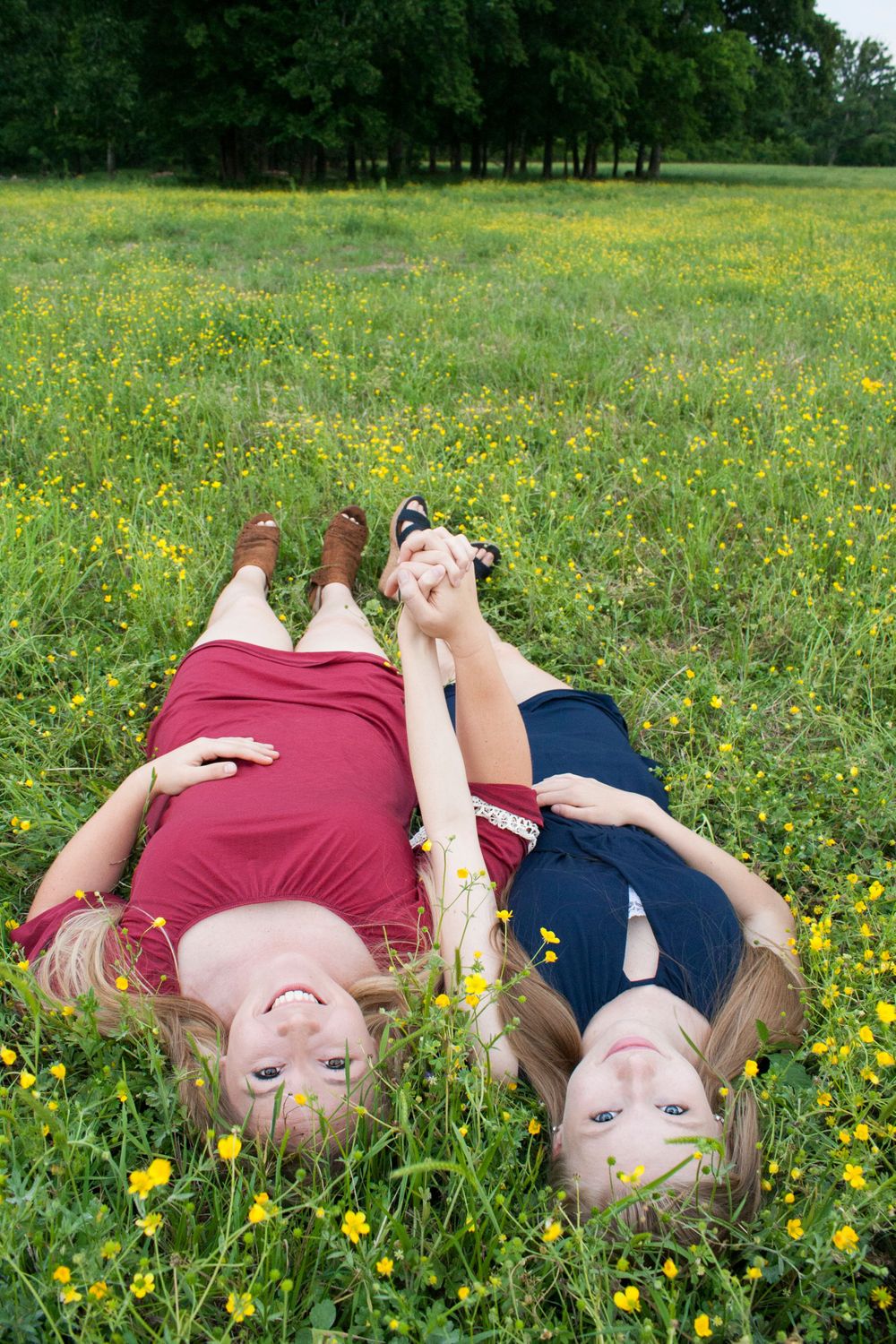 Farm Field Flowers Palestine Tx Group Senior Photo