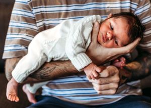 in-home baby photography