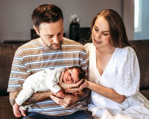 in-home baby photography